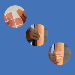 Box label showing 75 patches per pack