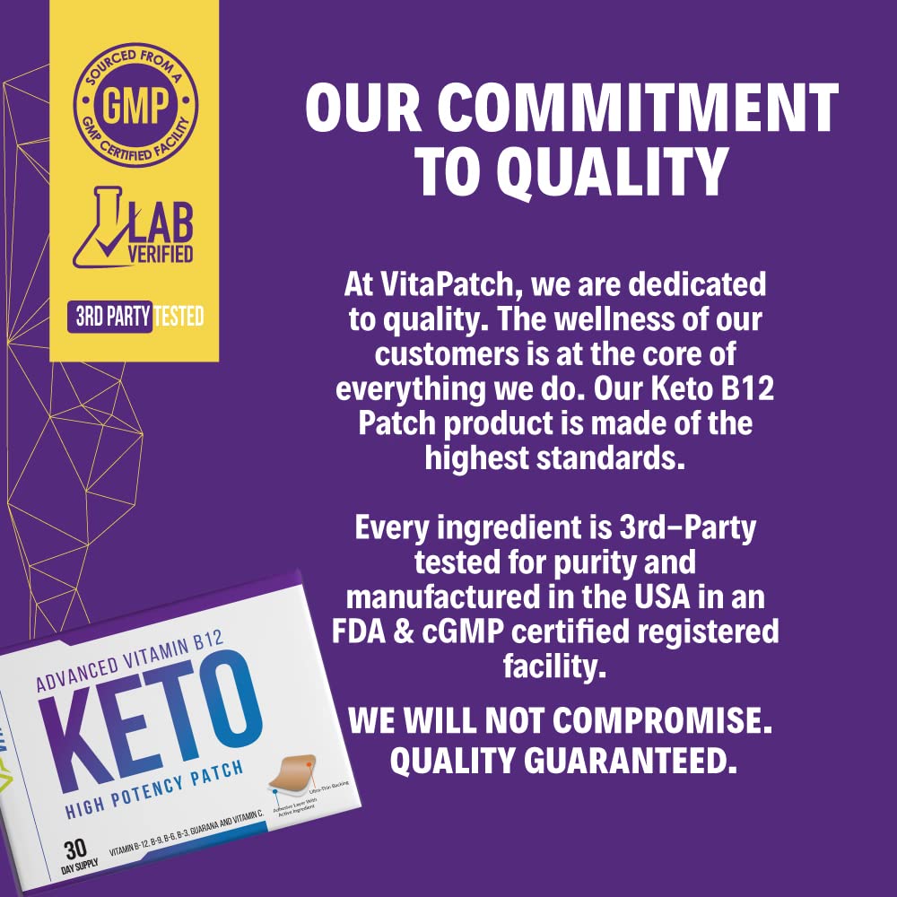 Lifestyle shot of person applying VitaPatch Keto Patch