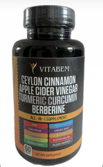 vitabem berberine and Korean ginseng herbs displayed for botanical strength