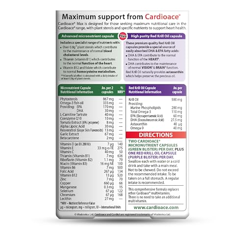 Cardioace Max packaging side view