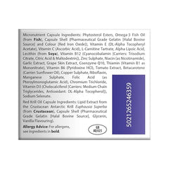 Ingredients icons: Lycopene, Folic Acid and plant sterols