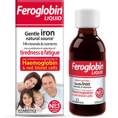 Vitabiotics Feroglobin Liquid 500ml bottle - front view
