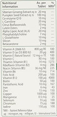 Siberian ginseng, Alpha lipoic acid and Co-Q10 in Wellman 70+ 30 Tabs
