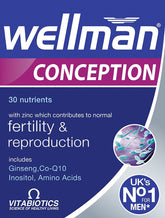 Vitabiotics Wellman Conception 30 tablets bottle front view