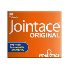 Box and bottle of Vitabiotics Jointace
