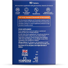 Jointace nutrition label in English
