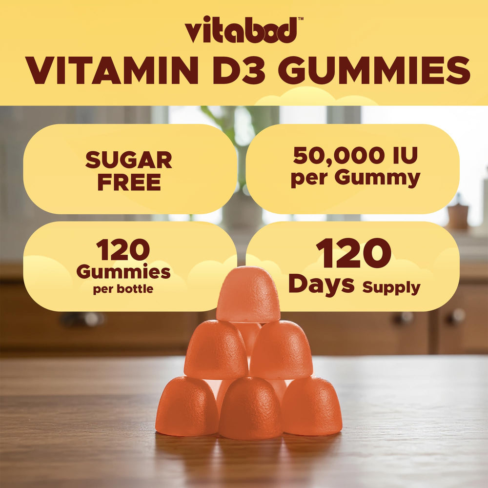 Ingredients panel of Vitabod D3 Gummies