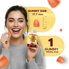 Orange-flavored Vitabod D3 Gummies