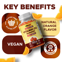 Serving size and dosage information for Vitabod D3 Gummies