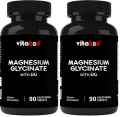 Vitabod Magnesium Glycinate bottle – 2-pack, 90 vegetarian tablets