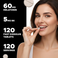 Vitamin B6 addition highlighted on Vitabod Melatonin label