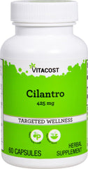 Vitacost Cilantro (Coriander) 425 mg capsules — hero image