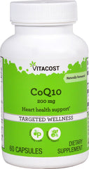 Vitacost CoQ10 200 mg bottle - 60 capsules