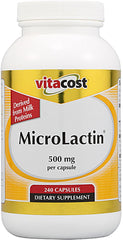 Bottle of Vitacost MicroLactin 240 Capsules