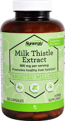 Bottle of Vitacost Milk Thistle Extract 600 mg per 2-capsule serving, 300 capsules
