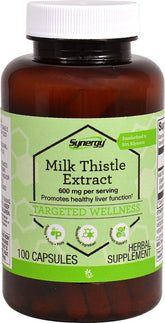 Bottle of Vitacost Milk Thistle Extract 600 mg