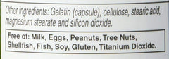 Label showing 80% silymarin standardization