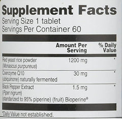 Bioperine black pepper extract enhances absorption illustration for Vitacost Red Yeast Rice with CoQ10.