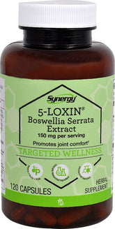 Vitacost Synergy 5-Loxin® AKBA Boswellia Extract bottle label