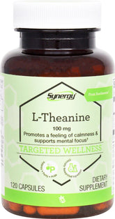 Vitacost Synergy L-Theanine from Suntheanine 100 mg bottle — 120 capsules