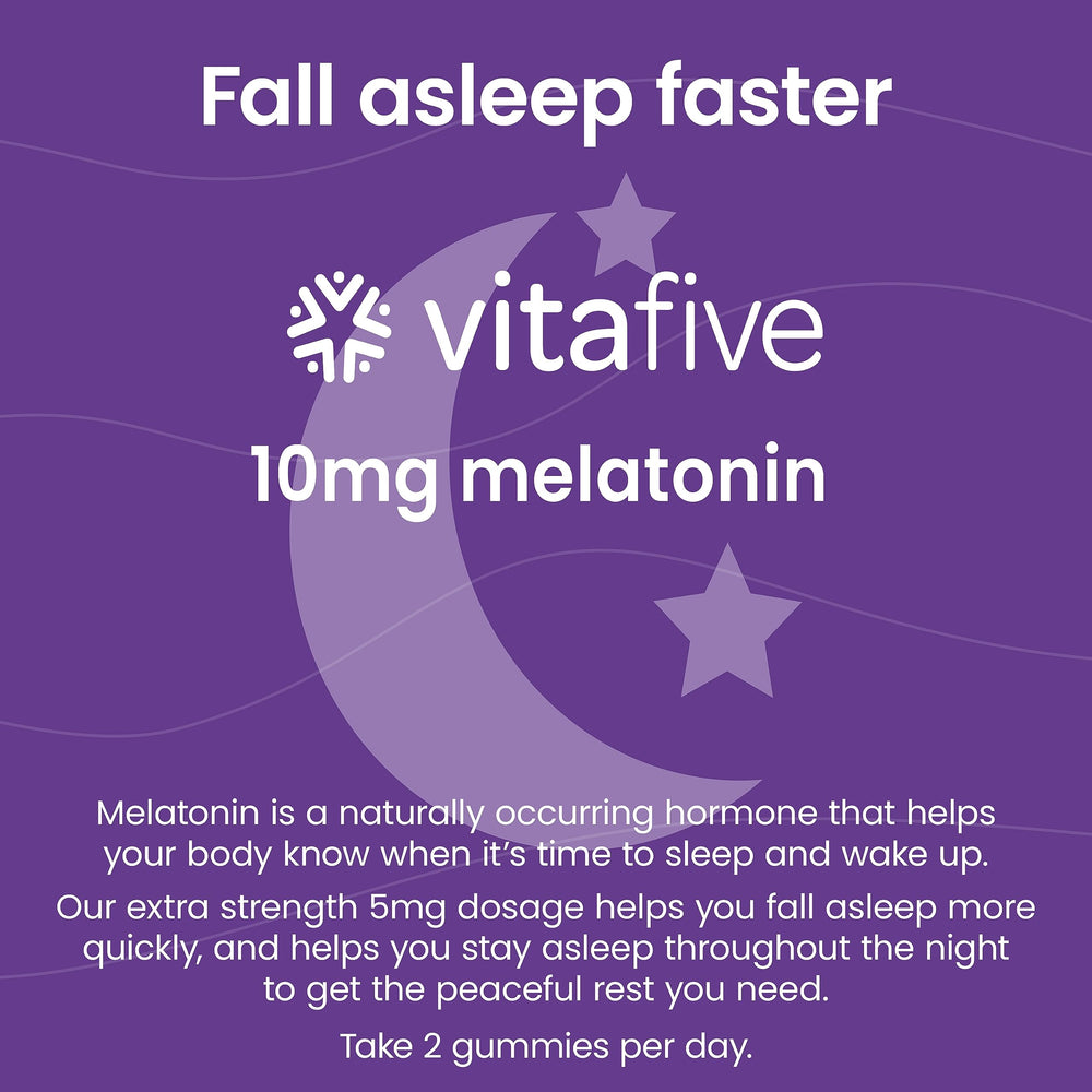 Graphic illustration of melatonin sleep aid gummies for adults