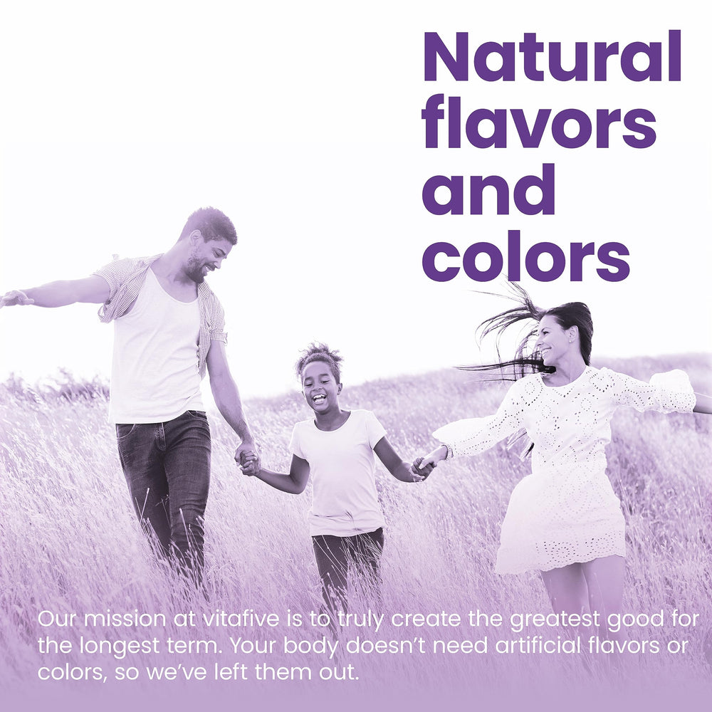 Vitafive Melatonin Gummies packaging 50 count