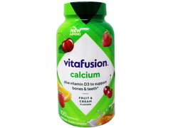 Bottle of Vitafusion Calcium Adult Gummy Vitamins