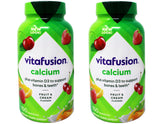 Vitafusion Calcium Gummies bottle front label