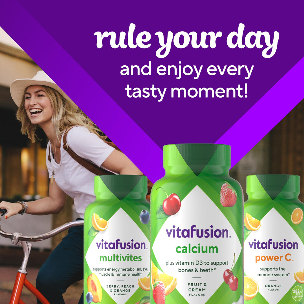 Dairy-free calcium gummy vitamins