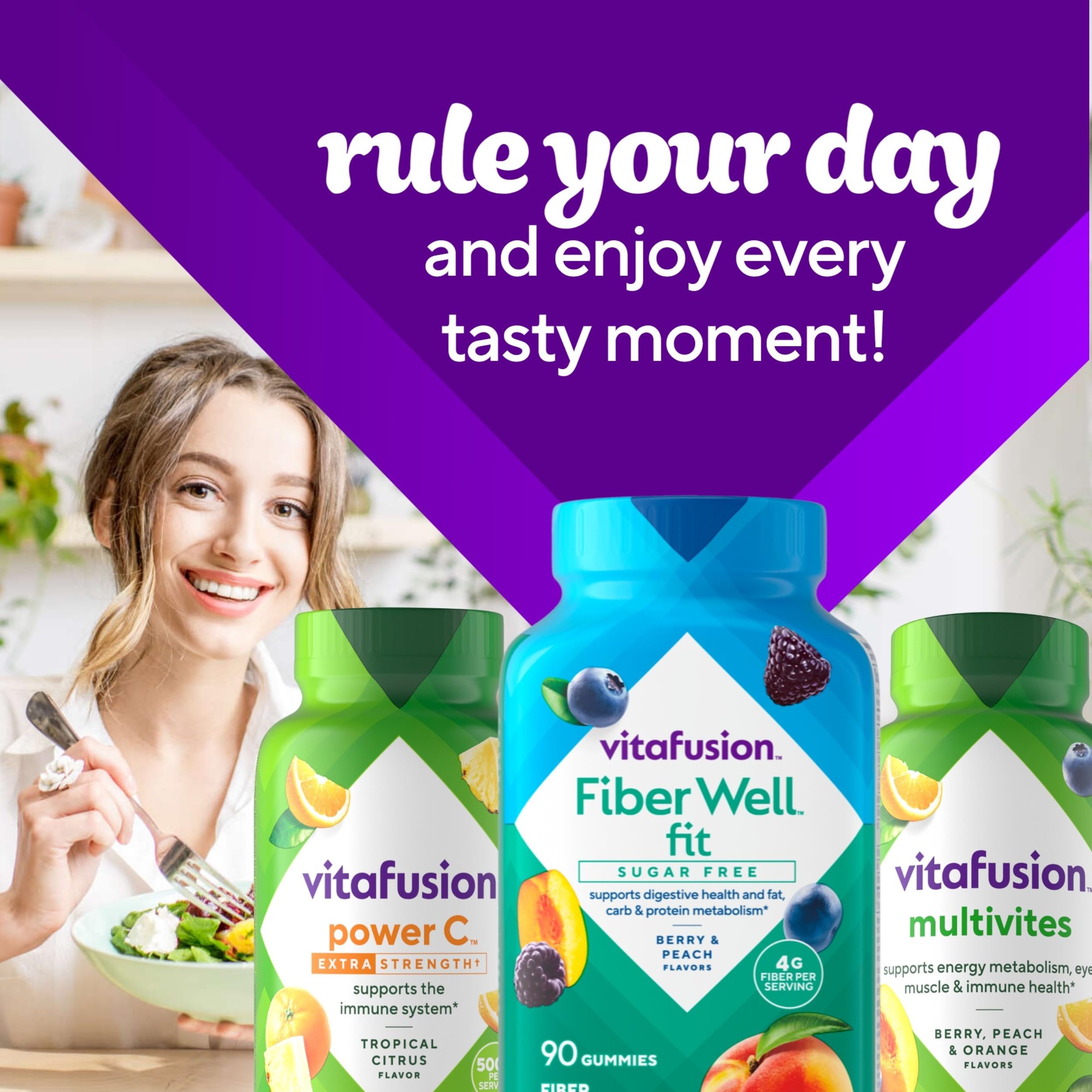 Ingredients list for Vitafusion Fiber Well Fit Gummies Ingredients list for Vitafusion Fiber Well Fit Gummies