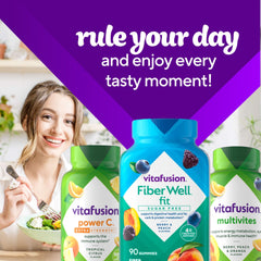 Ingredients list for Vitafusion Fiber Well Fit Gummies