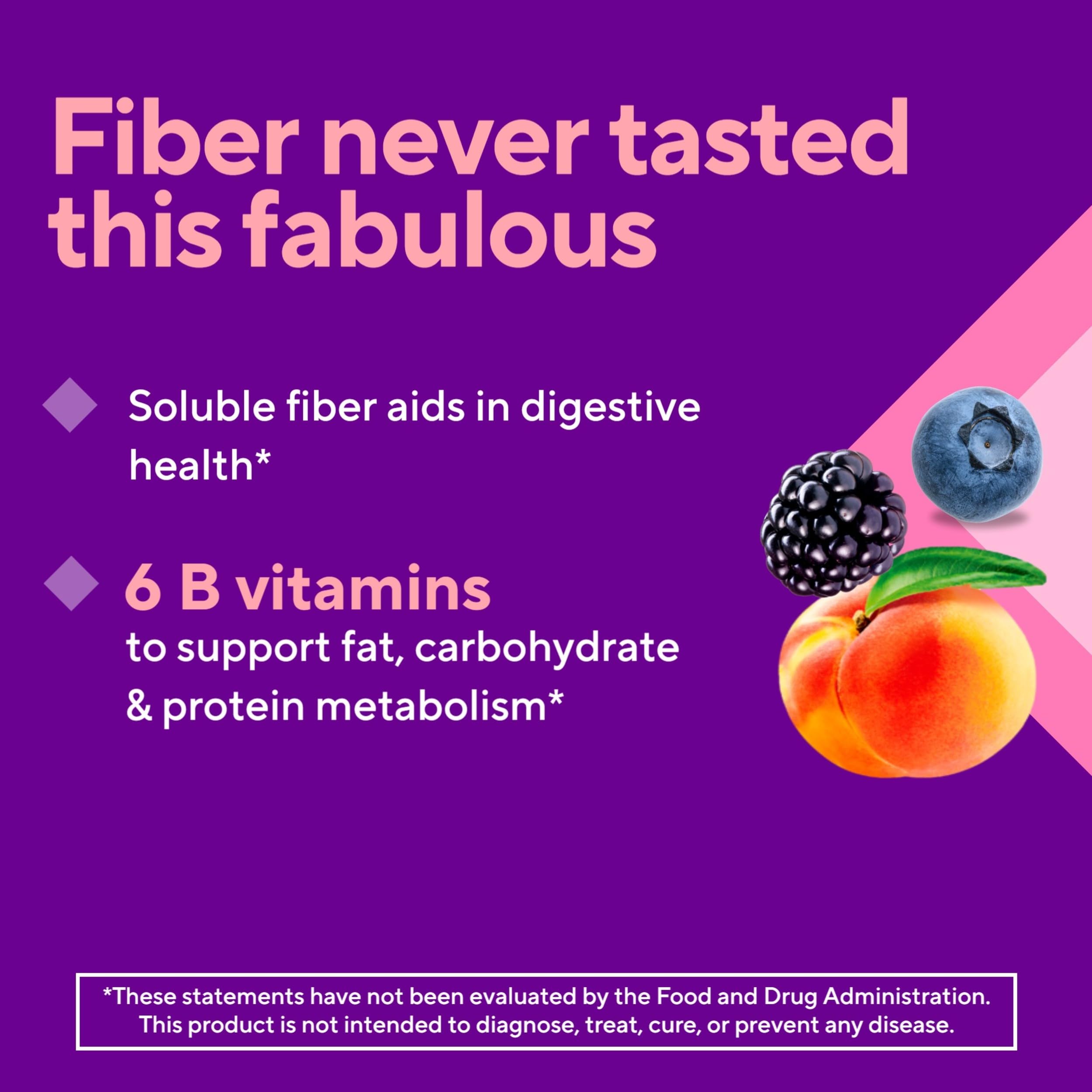 Nutrition facts panel for Vitafusion Fiber Well Fit Gummies Nutrition facts panel for Vitafusion Fiber Well Fit Gummies