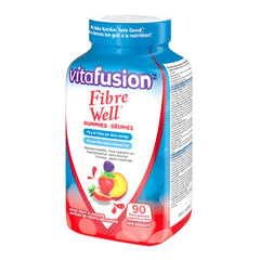 Vitafusion Fibre Well Gummies bottle with 90-count label