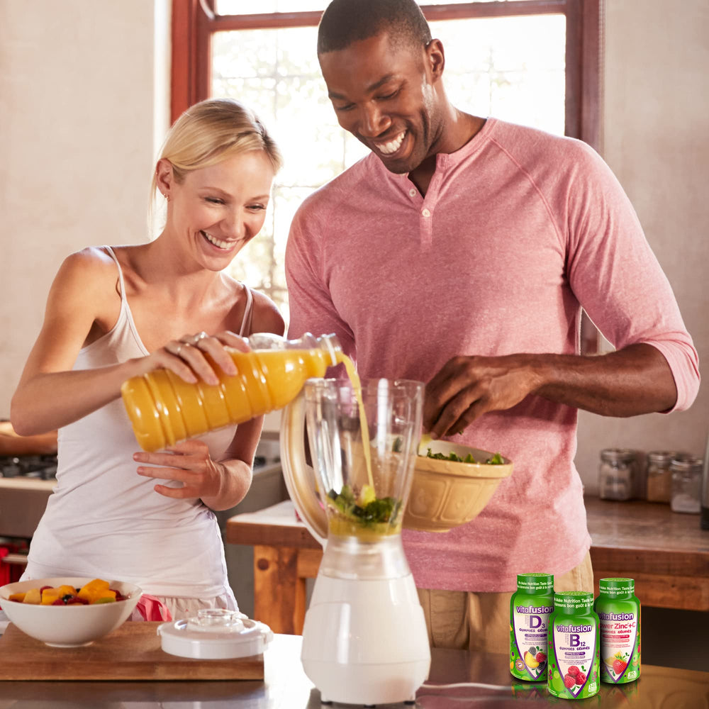 Gummies arranged on a white background