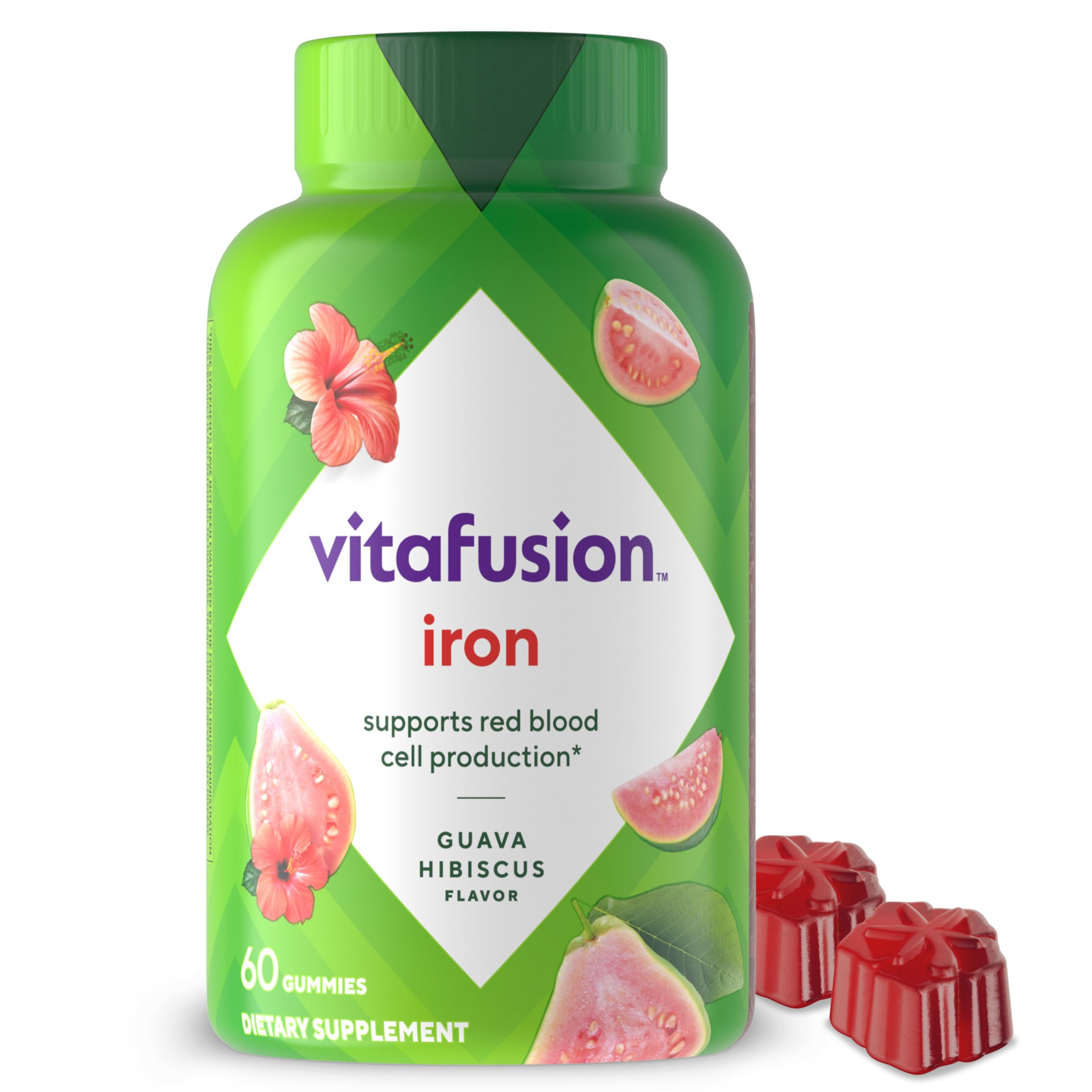 Vitafusion Iron Gummy bottle with 60-count Vitafusion Iron Gummy bottle with 60-count