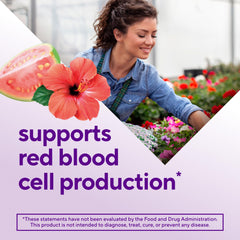 Guava hibiscus flavor Vitafusion iron gummies