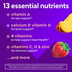 Front view of Vitafusion packaging for 120 count