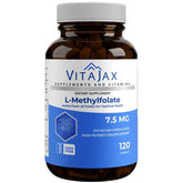 VITAJAX L-Methylfolate 7.5mg 120 capsules front view
