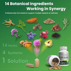 Bottle of VITAJOURNEY Liver Cleanse supplement