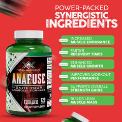 Vital Alchemy Anafuse quercetin and black pepper label emphasize absorption