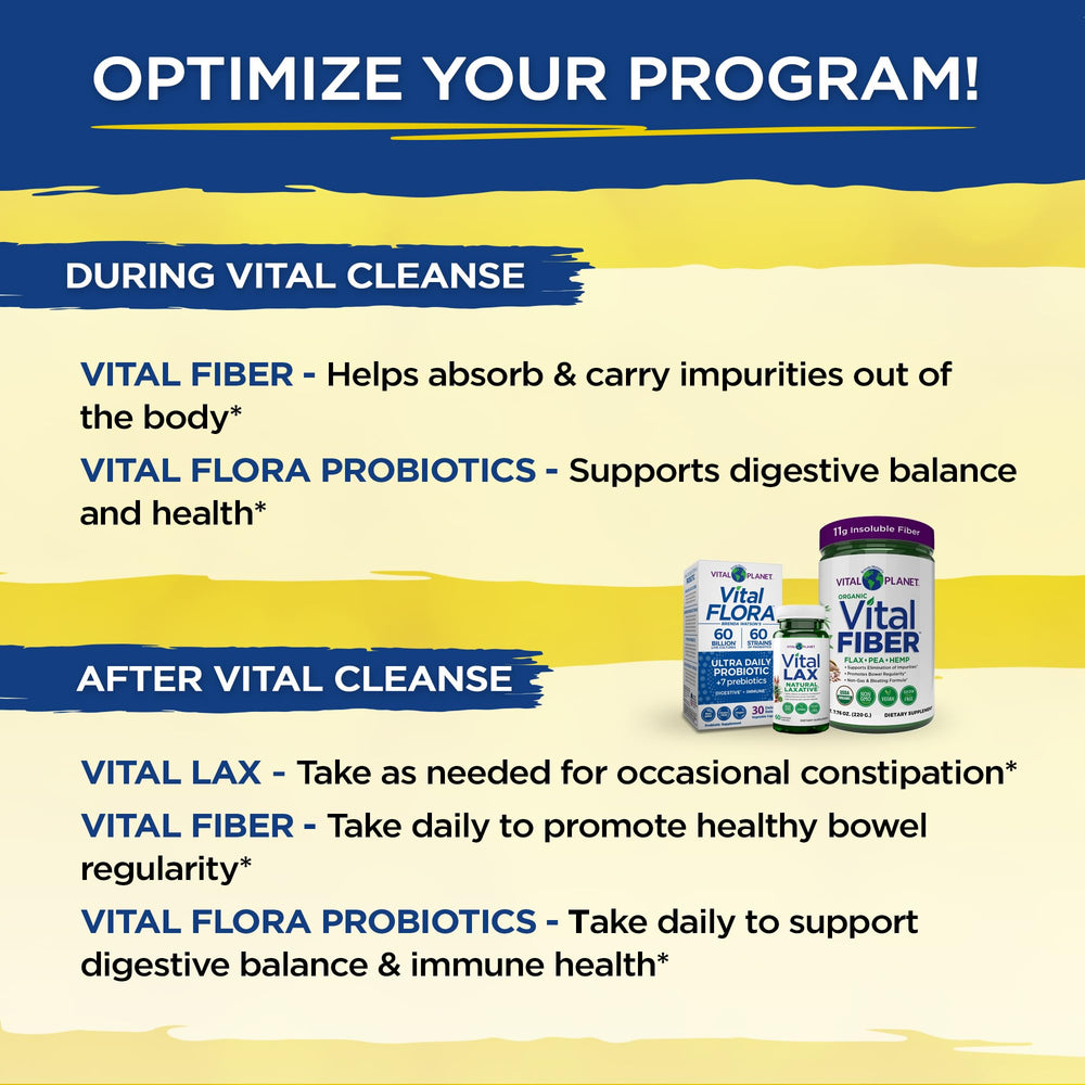 Vital Cleanse packaging with 56 capsules