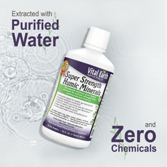 Alkaline water enhancement using Humic Minerals (pH 8.6–9.6)