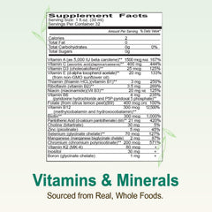 Sugar-free daily liquid multivitamin serving