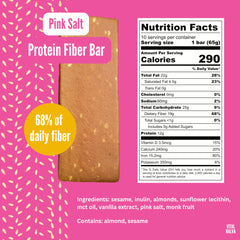 Vital Halva bar foil wrapper close-up emphasizes gluten-free and dairy-free ingredients.
