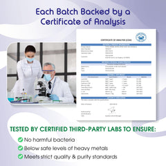 cGMP-certified production facility label