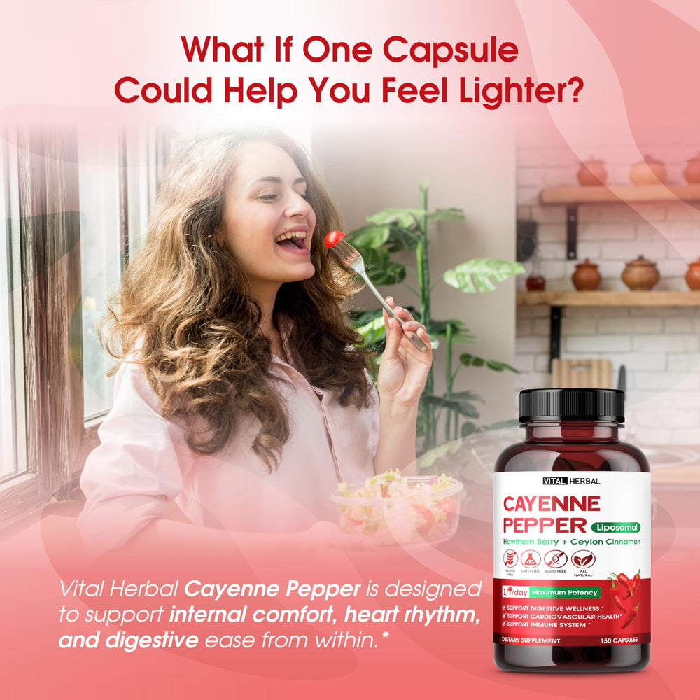 Hawthorn berry and cinnamon ingredients in Vital Herbal formula