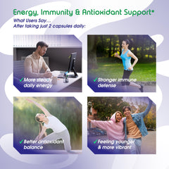 Front of Vital Herbal bottle showing 150 capsules