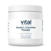 Vital Nutrients Acetyl L-Carnitine Powder 100 g bottle front view