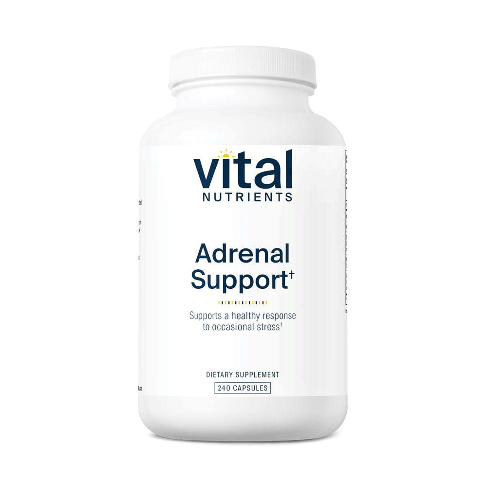 Vital Nutrients Adrenal Support bottle and capsules