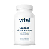 Front label of Vital Nutrients Calcium Citrate & Malate Complex 150mg bottle
